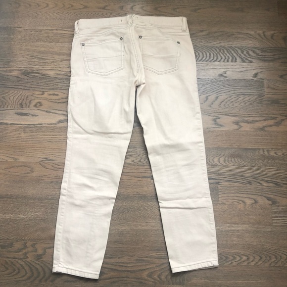 Free People Cream Skinny Jeans - Picture 2 of 5